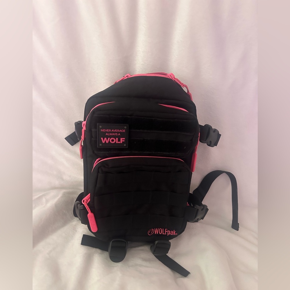 WOLFpak 9L Mini Black Neon Pink Backpack